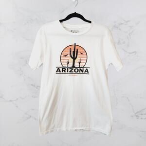 Columbia Arizona T-Shirt White Men Medium Short Sleeve